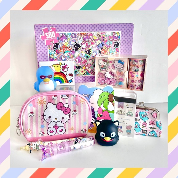 Sanrio Accessories - 💝(HK345) Hello Kitty & Friends 11-Piece Variety Fun Bundle!